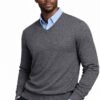 Pull Homme Gris ColV – Laine Italienne | SFAN Plus
