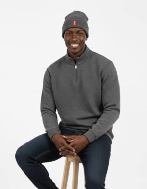 Ensemble Pull + Bonnet – Tissu “Laine Italiana”